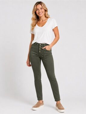 Olive Green Skinny Jeans